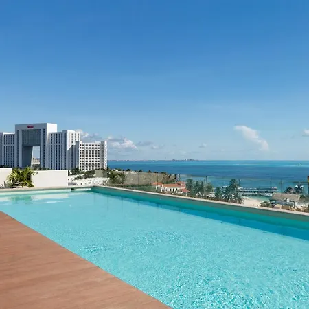 Spectacular View 2Br Apartment - Rooftop Pool Cancun Exterior photo